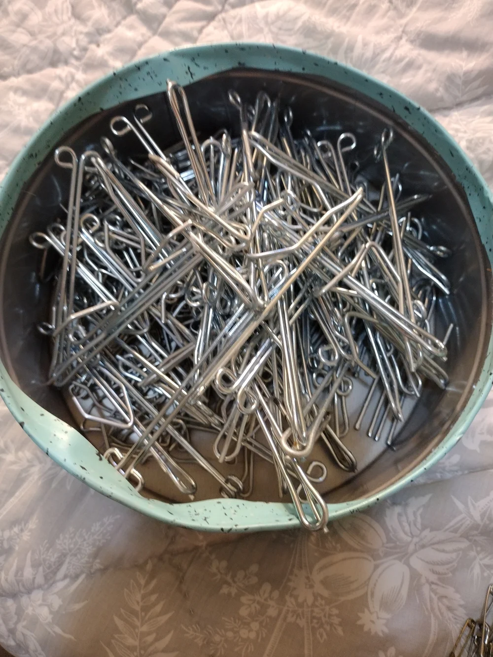 Variety Of Vintage Curtain Hook Pins Pinch Pleat